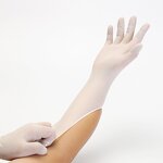 Disposable Nitrile Gloves - White 100 Pcs Box
