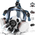 Full Face Gas Mask - Respirator Mask with Filters Set