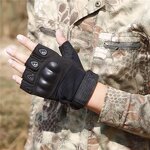 Tactical Fingerless Gloves - Customized for Hunting Cycling Climbing