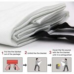 Fireproof Blanket - Factory Multiple Colors Flame Retardant