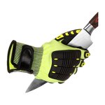 Anti Cut Gloves Level 5 - Factory Direct Barbecue Palm Reinforced