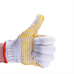 PVC Dotted Gloves - Industrial Anti Slip Waterproof Cotton Knitted