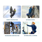 CE Fall Protection Harness - with Lanyard for Construction Work