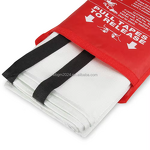 Fire Blanket - Silicone Fiberglass Cloth Emergency Fireproof