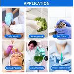 Disposable Nitrile Gloves - Purple 100 Pcs Box