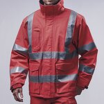Workwear Jacket Manufacturer - OEM Hi Vis Thermal Flame Resistant Breathable Polyester Waterproof Windproof CE