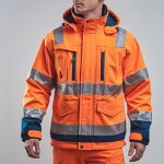Softshell Jacket Manufacturer - EN ISO 20471 Hi-Vis Reflective Polyester TPU Membrane Water-Repellent