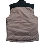 Sleeveless Vest Manufacturer - Men's Winter Crew Neck Thick Fleece Jacket with Zipper Closure Plus Size OEM