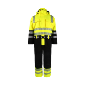 Work Wear Uniform Manufacturer - Flame Retardant Polyester Reflective Strip Water-Proof Emergency Jacket