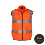 Cooling Vest Manufacturer - Custom Logo Reflective Safety Air Conditioning with Fan for Summer Work
