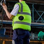 Cooling Vest Manufacturer - Summer Outdoor Reflective Air-Conditioning Fan with Custom Logo Support