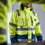 Workwear Jacket Manufacturer - OEM Hi Vis Thermal Flame Resistant Breathable Polyester Waterproof Windproof CE