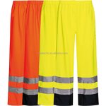 Construction Pants Manufacturer - Men's Durable HI-VIS Waterproof Straight Pattern Reflective Safety in Plus Size