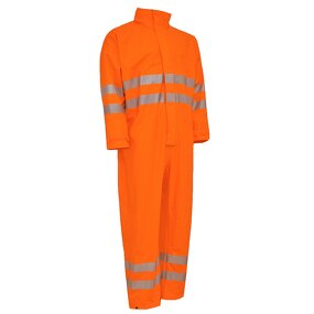 Protective Coverall Manufacturer - Men's Hi-Vis Polyester Plus Size Flame Retardant Engineering Uniform