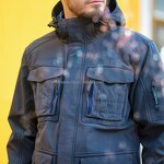 Rain Jacket Manufacturer - Wholesale Lightweight Hooded Windproof Outdoor Heating Fabric Zipper Closure Plus Size