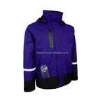 Safety Jacket Manufacturer - Waterproof Windproof Breathable Soft Shell Construction Long Sleeves 10