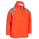 Raincoat Manufacturer - Purple PU Waterproof Working Clothes Customized Windproof Breathable Plus Size