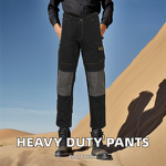 Work Pants Manufacturer - Men's Safety Worker Multi-Pockets Polyester with Breathable Reflective Tape