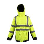 Safety Jacket Manufacturer - OEM 3-in-1 Unisex Winter Protective Apparel Thick Anti-Static Polyester