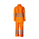 Safety Jacket Manufacturer - Customizable Thermal Reflective High Visibility ANSI Class 1 Orange Softshell