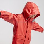 Children's Rain Jacket Manufacturer - Pink Simple Style Waterproof 10