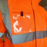 Rain Jacket Manufacturer - Customizable Hi Vis Long Factory-Issued Waterproof Reusable Polyester Cotton Security