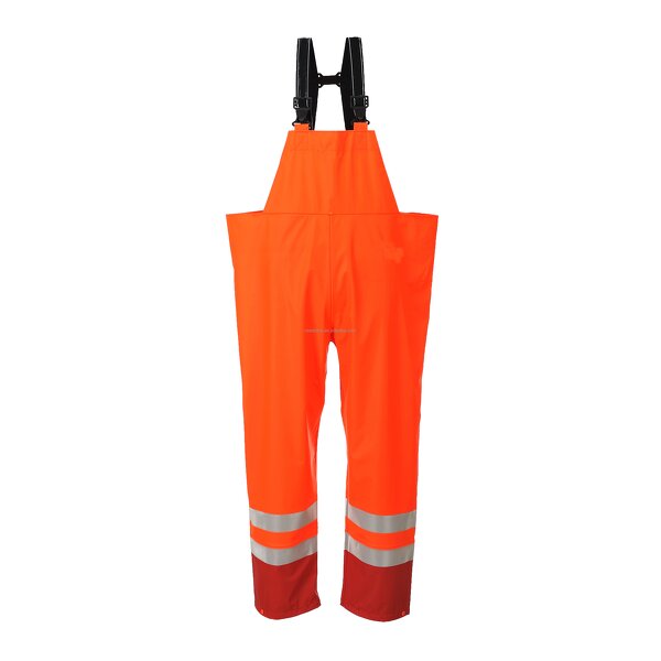 Workwear Bib Coverall Manufacturer - High Visibility Polyester Waterproof Anti-Static Reflective Sleeveless EN1149-5