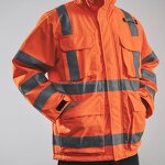 Workwear Jacket Manufacturer - Flame-Resistant Reflective Waterproof Breathable Polyester with Thermal Features