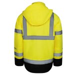 Hi Vis Jacket Manufacturer - Customized Winter Breathable Thermal Reflective Safety Waterproof Bomber Design