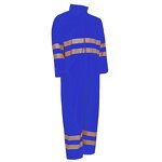 Protective Coverall Manufacturer - Men's Hi-Vis Polyester Plus Size Flame Retardant Engineering Uniform