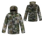 Rain Jacket Manufacturer - Wholesale Heavy Duty Waterproof for Adults Men Breathable Print Pattern with Hood