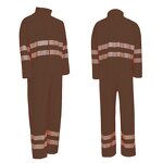 Protective Coverall Manufacturer - Men's Hi-Vis Polyester Plus Size Flame Retardant Engineering Uniform