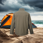 Fleece Jacket Manufacturer - Customized Men's Plus Size Softshell Waterproof Winter Sports Outdoor Mountaineering