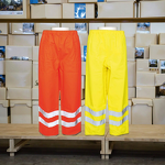 Construction Pants Manufacturer - Men's Durable HI-VIS Waterproof Straight Pattern Reflective Safety in Plus Size
