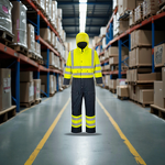 Work Wear Uniform Manufacturer - Construction Industry Anti-Static Anti-Flame Coveralls Polyester Safety Gear EN343