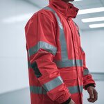 Safety Overall Manufacturer - Flame Resistant Cotton Reflective Jacket with Anti-Static Feature