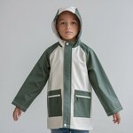 Raincoat Manufacturer - 2024 Casual Print PU for Kids High Quality Waterproof Breathable Stand New Lovely