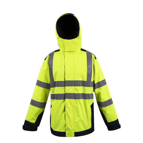 Safety Jacket Manufacturer - Flame Retardant Anti-Static Thermal High-Temperature Polyester Firefighter CE