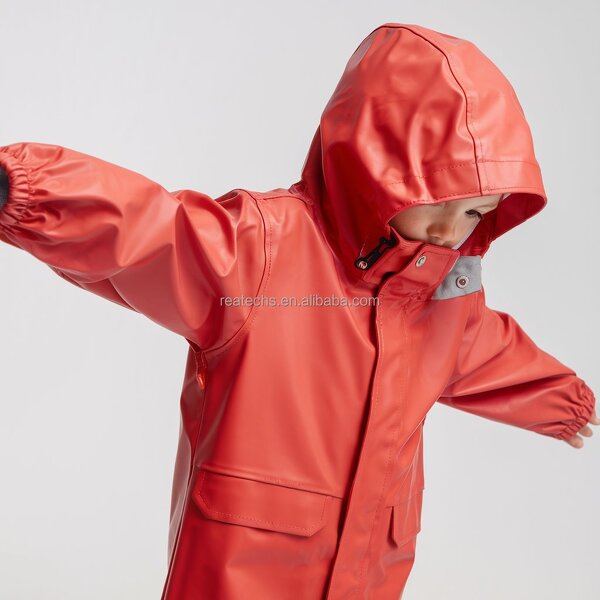 Rainsuit Manufacturer - Hot Sale High Quality PU for Kids Breathable Casual Print One Piece Outdoor