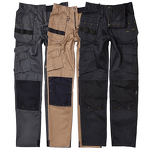 Work Trousers Manufacturer - OEM Men's Safety Cotton and Polyester Cargo Pants with Reflective