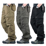 Work Pants Manufacturer - Men's Safety Worker Multi-Pockets Polyester with Breathable Reflective Tape