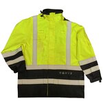Waterproof Jacket Manufacturer - Customizable EN14116 Work Wear with Flame Retardant Polyester & Reflective Strip