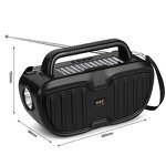 Bluetooth Speaker Manufacturer - Portable with Solar Charging FM Radio TF USB Torch