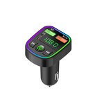 FM Transmitter Manufacturer - Portable Wireless with MP3 Players Support TF USB Type-C USB Fast Cigarette Lighter