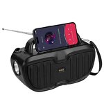Bluetooth Speaker Manufacturer - Portable with Solar Charging FM Radio TF USB Torch