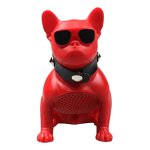 Bluetooth Speaker Manufacturer - Cartoon Dog Enamel Shell Design with Supper Bass FM Radio TF USB