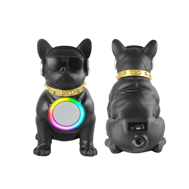 Bluetooth Speaker Manufacturer - RGB Cartoon Dog Design with FM Radio TF Outdoor Party DJ