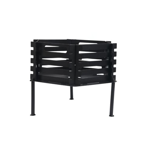 Fire Pit Manufacturer - Steel Plate Desk Rack Campfire Artwork Outdoor Burner Hexagon Bowl