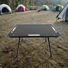 Camping Coffee Table Manufacturer - Modern Design Outdoor Lightweight with Durable Hanging Holes Easy Carry