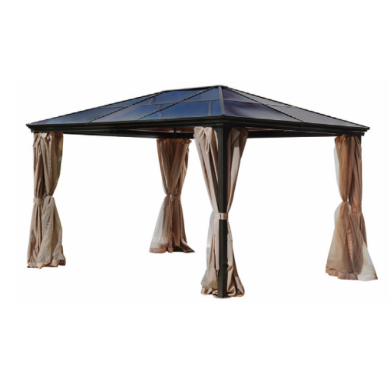 Garden Pavilion Manufacturer - OEM/ODM Patio Large Metal Pavilion Tent Backyard Aluminum Frame